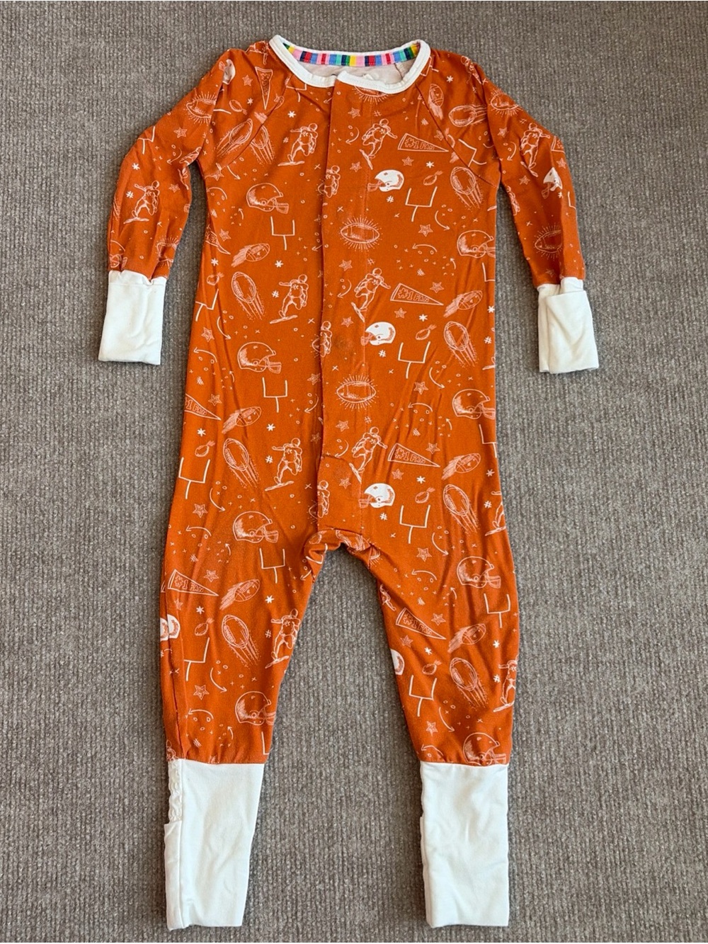 Magnetic Me Toddler Sz 12-18 Months Modal Magnetic Game Day Pajamas
